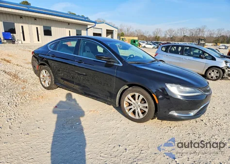 2015 Chrysler 200 Limited z USA, uszkodzony, nr VIN 1C3CCCAB0FN730383